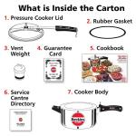 Hawkins 4L Classic Pressure Cooker - Silver