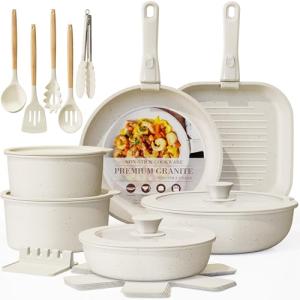 Astercook 23-Piece Non-Stick Cookware Set