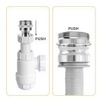 Portable Dishwasher Faucet Adapter and Snap Connector