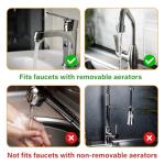 Portable Dishwasher Faucet Adapter and Snap Connector