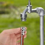 Portable Dishwasher Faucet Adapter and Snap Connector