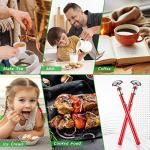 Xuhal 6-Piece Stainless Steel Kitchen Thermometer Set