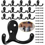 Homanu 14 Heavy Duty Wall Mounted Coat Hooks