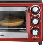 Hamilton Beach Red 4-Slice Toaster Oven