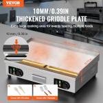 VEVOR 30" Electric Non-Stick Countertop Griddle