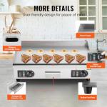 VEVOR 30" Electric Non-Stick Countertop Griddle