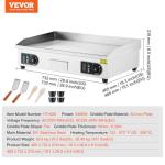 VEVOR 30" Electric Non-Stick Countertop Griddle