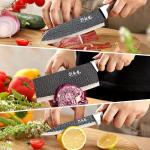 5-Piece Chef Knife Set with Kitchen Scissors