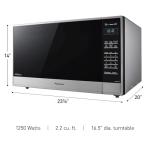 Panasonic 2.2 cu. ft. 1250W Stainless Steel Microwave