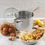 Oster 3-Piece Stainless Steel Deep Fryer Set