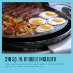 Bistro Pro Electric Grill and Griddle Combo