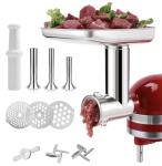 Stainless Steel Food Grinder Attachment for KitchenAid