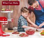 Stainless Steel Food Grinder Attachment for KitchenAid