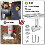 Stainless Steel Food Grinder Attachment for KitchenAid