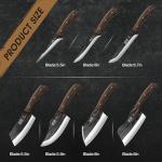HOSHANHO Hand Forged Butcher Knife Set