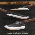 HOSHANHO Hand Forged Butcher Knife Set