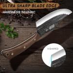 HOSHANHO Hand Forged Butcher Knife Set