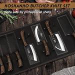 HOSHANHO Hand Forged Butcher Knife Set