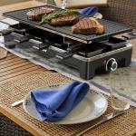 Techwood Electric Raclette Grill for Indoor BBQ Fun