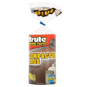 Brute Super Tough 2.0 Mil Compactor Bags - 20 Count
