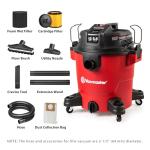 Vacmaster 12-Gallon Heavy-Duty Wet/Dry Vacuum