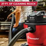 Vacmaster 12-Gallon Heavy-Duty Wet/Dry Vacuum
