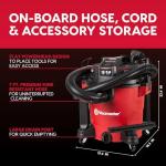 Vacmaster 12-Gallon Heavy-Duty Wet/Dry Vacuum