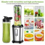 Powerful Electric Blender with Two 20oz Bottles