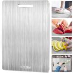 Stainless Steel Titanium Cutting Board - Double-Sided