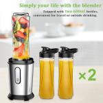 Powerful Electric Blender with Two 20oz Bottles
