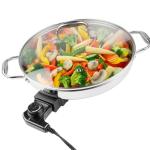 Cucina Pro Electric Skillet with Tempered Glass Lid