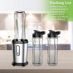 Powerful Electric Blender with Two 20oz Bottles