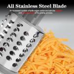 Ourokhome Hand Crank Rotary Cheese Grater Slicer