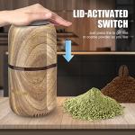 Large Electric Herb Grinder with Pollen Catcher