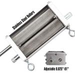 Stainless Steel 2-Roller Malt Grain Mill
