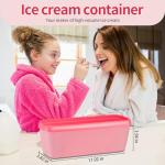 Set of 2 Stackable Ice Cream Containers