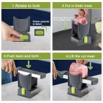 Adjustable Manual Meat Slicer for Home Cooking