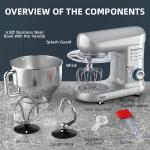 6.5Qt Tilt-Head Stand Mixer with 660W Power