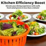 Large Salad Spinner - 5 Gallon Manual Vegetable Washer