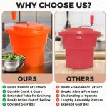 Large Salad Spinner - 5 Gallon Manual Vegetable Washer