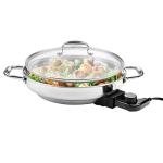 Cucina Pro Electric Skillet with Tempered Glass Lid