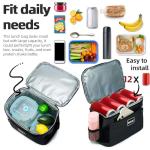 Insulated Lunch Box Tote Bag for Work and Travel