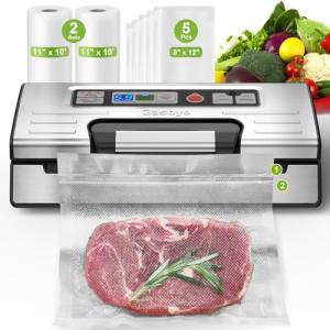 Gasbye Vacuum Sealer with Double Heat Seal