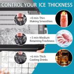 Erivess 80 lbs Commercial Ice Maker Machine