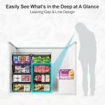 Expandable Freezer Organizer Bins - 4 Pack