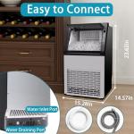 Erivess 80 lbs Commercial Ice Maker Machine
