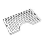 Stainless Steel Beer Kegerator Drip Tray with Pad