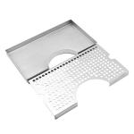 Stainless Steel Beer Kegerator Drip Tray with Pad