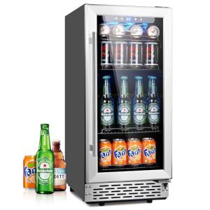 15-Inch Beverage Cooler for Cans and Wine