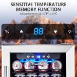 15-Inch Beverage Cooler for Cans and Wine